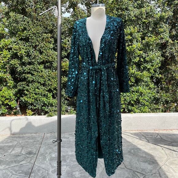 ASOS Sequin Maxi Dress Size 4 NWT - Picture 1 of 9